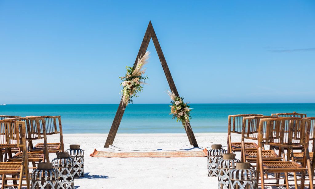 beach wedding gazebo