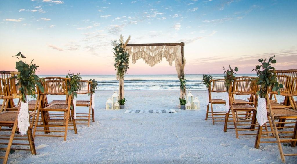 beach wedding gazebo