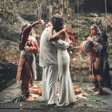 Symbolic Wedding Ceremony in Cancun