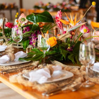 riviera cancun wedding tabletop