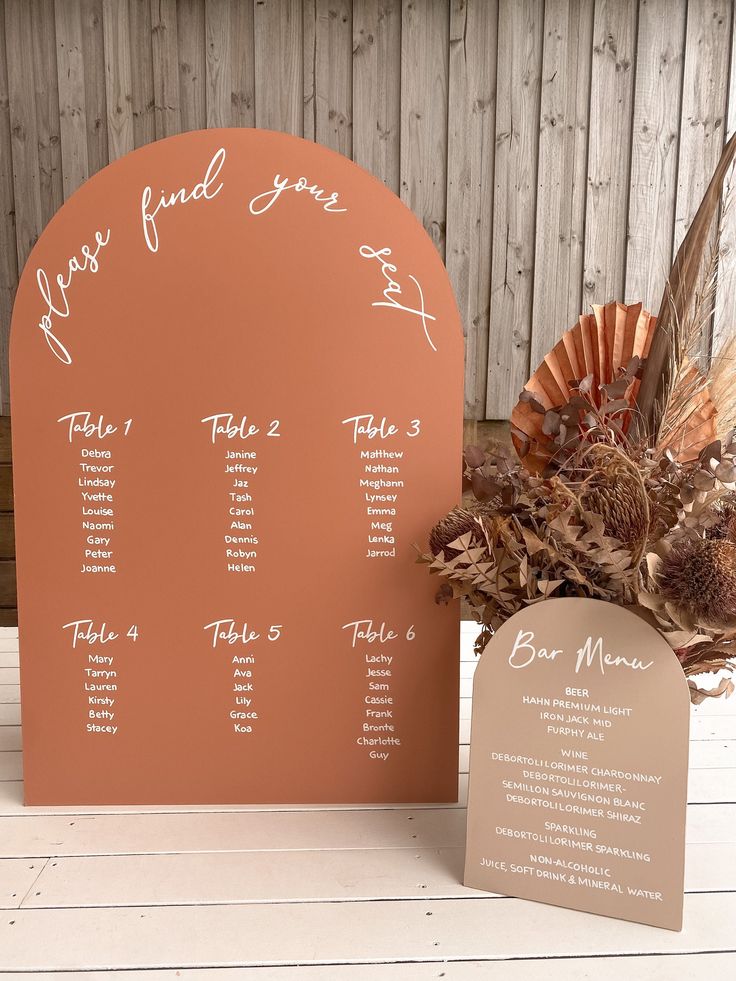 Seating Chart Ideas for Destination Weddings - Colorful Structures