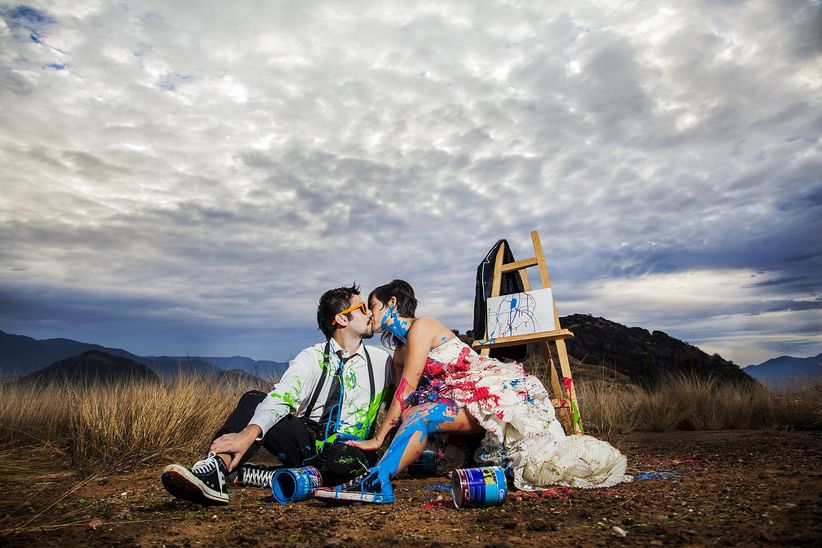 Let creativity fly - Trash The Dress Photoshoot